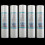 5 Stück Wasser-Sedimentfilter, 5 Mikrometer, 2,5" x 10" Kartuschen 4