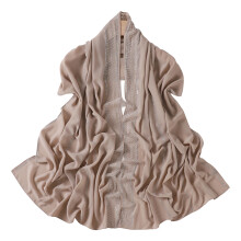 Simple Solid Color Chiffon Head Accessory For Work-light brown