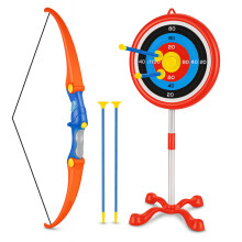 Kids Bow and Arrow Set - Target Stand Archery Toy