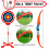 Kids Bow and Arrow Set - Target Stand Archery Toy 6