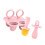 Fun Shape Ices Creams Molds Reusables Silicones-light pink 1
