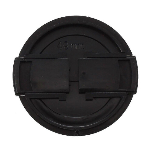 Black Camera Plastic Side Clamp Clip Front Lens Cover Protector 1