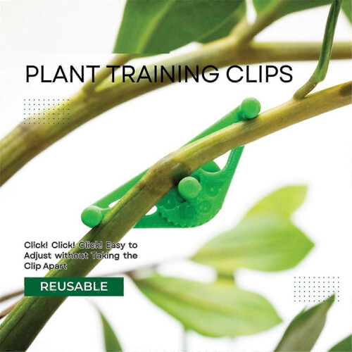 20 pcs Adjustable Low Stress Training Plant Support Clips compatible with Plant Training Stem Support 2