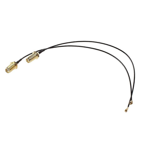 2 τεμάχια καλώδιο pigtail κεραίας WLAN 20cm IPEX HIROSE σε προσαρμογέα SMA Box 1