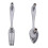 3 Silver Kitchen Cabinet Drawer Handles for Knife Fork Spoon 3