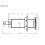 6.35mm Brass Threaded Cylinder Bass Guitar Jack Pickup Output Input Plug Socket Electric Guitar Accessory 2