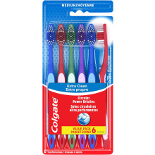 Colgate Medium Toothbrush for Adults, 6 Pack