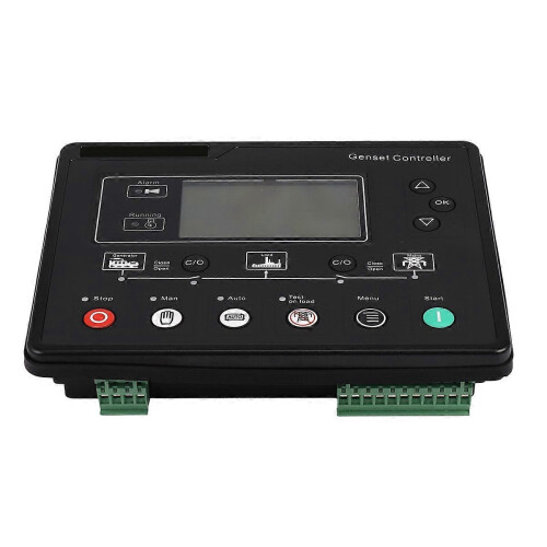 6120U AMF Generator Set Controller LCD Automatic Start Generator ATS Control Box Terminal Charging Panel 1
