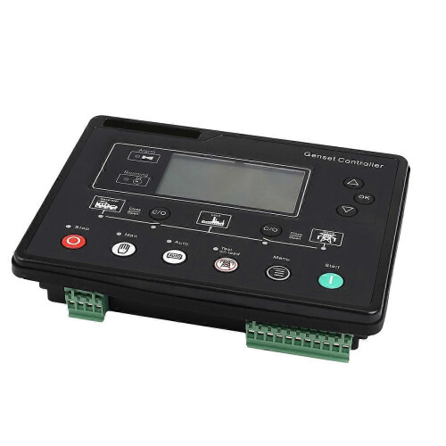 6120U AMF Generator Set Controller LCD Automatic Start Generator ATS Control Box Terminal Charging Panel 2