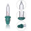 2.5V 0.17A 0.425W Incandescent Mini Christmas Replacement Light Bulbs With Base 4
