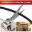 5mm Diameter Black Solid Rubber Round Bar Foam Rubber Seal Weatherstrip 3
