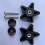 2pcs M6*35mm Plastic Arm Knobs compatible with HL420 Roller 4