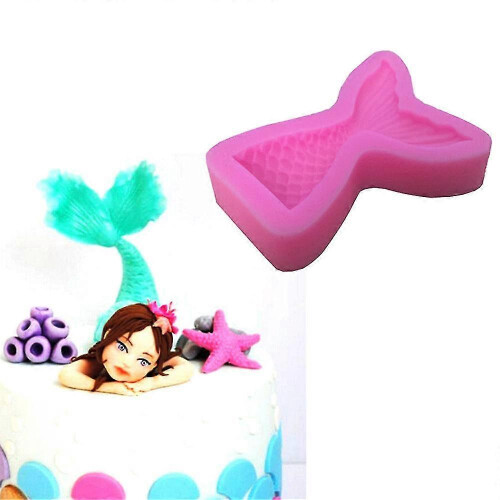 Mermaid Theme Cake Fondant Mold - Silicone Mold 1