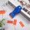 4 Pcs Plastic Razor Scraper Tools with 100 Pcs Plastic Razor Blades Sticker Remover Scraper for Stickers Labels Decals 3