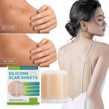 Silicone Scar Sheets, Silicone Plasters for Scars, Silicone Scar Roller for C-Sections, Acne, Surgeries, Caesarean Section, Burns