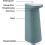Automatische zeepdispenser, afwasmiddeldispenser, 450 ml, USB oplaadbaar, IPX4, wit 2