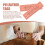100 Pcs PU Leather Handmade Embossed Textile Labels compatible with Clothing DIY 5