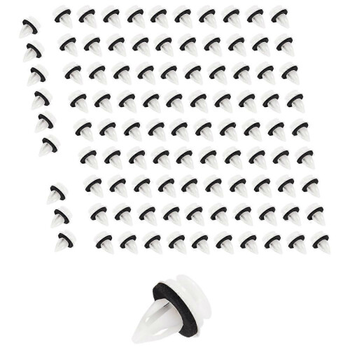 100pcs Plastic Rivet Clips 51418224768 compatible with BMW E46 E53 E90 E91 E70 Door Panel Car Fastening Trim Pack 1