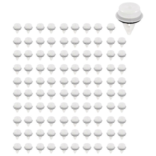 100pcs Plastic Rivet Clips 51418224768 compatible with BMW E46 E53 E90 E91 E70 Door Panel Car Fastening Trim Pack 2