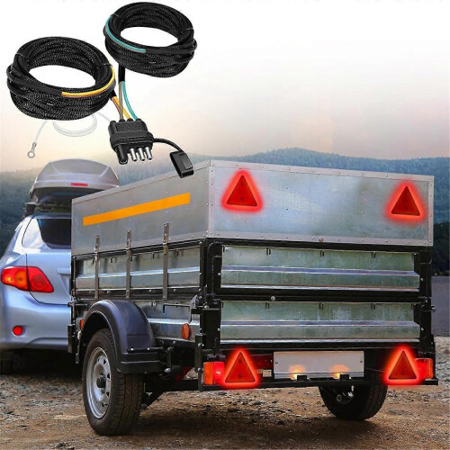 22FT 4-Pin 5-Wire Trailer Wiring Harness Trailer Light Plug 1