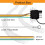 22FT 4-Pin 5-Wire Trailer Wiring Harness Trailer Light Plug 4