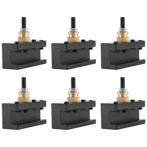6pcs Tool Set Quick-change Tool Stand & Holder compatible with Mini Lathe Multifunctional Tool Holder 1