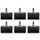 6pcs Tool Set Quick-change Tool Stand & Holder compatible with Mini Lathe Multifunctional Tool Holder 3