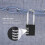 2-pack Waterproof 4-digit Resettable Outdoor Combination Lock, 6.5cm Long Hook 3