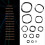 320pcs Carbon Steel Compression Wave Spring Washers (Rotary Shaft) 5