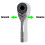 1pc 1/4-inch 6.35mm Hex Quick-release Ratchet Torque Wrench EDC Tool 5