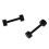 1 Pair Men's Barbell Titanium Steel Stud Earrings 2