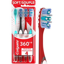 Colgate 360 Whitening Soft Toothbrush 4 Pack