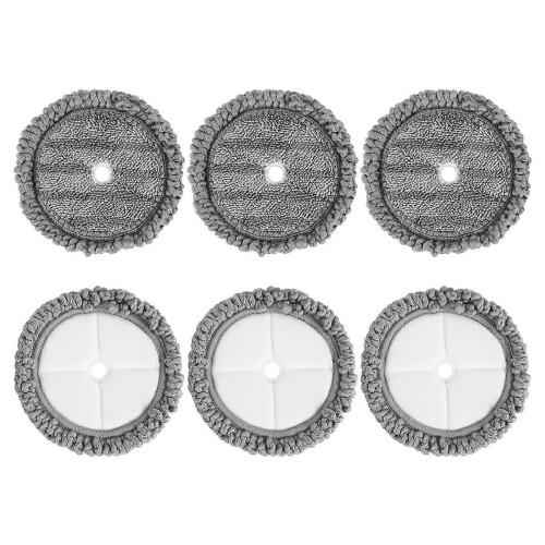 6 Replacement Mop Pads compatible with LG A9 Steam Mop 2