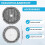 6 Replacement Mop Pads compatible with LG A9 Steam Mop 5