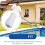2 pcs pool telescopic pole cam-lock replacement compatible with EZ Lock swimming pool poles 3
