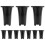 10-pack Plastic Deep Planting Pots, Thick Stable Tall Tree Pots, Reusable Tall Seedling Pots 4