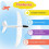 99cm EPP Foam Hand-Toss Airplane with Sticker 706 5