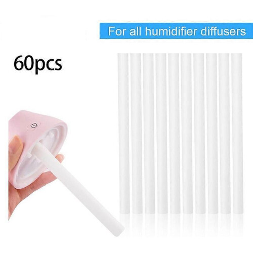 60pcs cotton swab filter replacement wraps compatible with portable USB-powered humidifiers 2