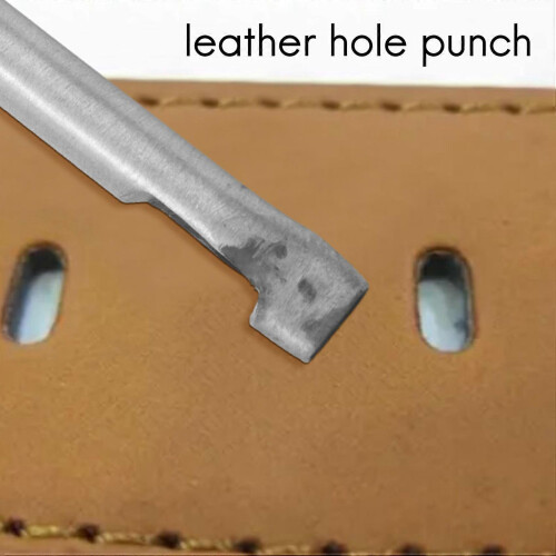5pcs Oval Leather Hole Punch Set 4x6mm compatible with Leatherwork 1