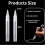 10PCS 3mm Empty Refillable Blank Paint Touch-Up Pens Round Angled Head Paint Markers 2