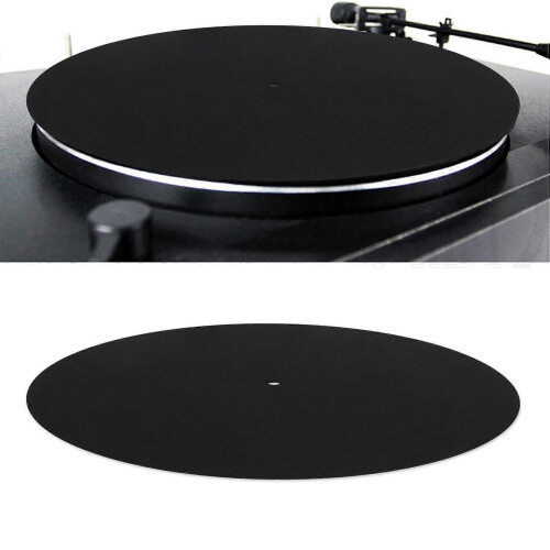 1pcs Ultra-Thin Anti-Static LP Vinyl Turntable Pad compatible with Turntables Flat Soft Matte Record 2
