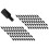 100pcs M3 threaded 8mm+6mm PCB mounting nylon hexagon standoff spacer pin 3