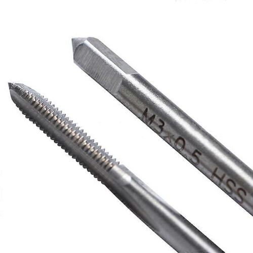 10pcs M1-M3.5 HSS Micro Metric Hand Taps Drill Bits Set 1