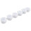 20 strips 120 pcs Mini Clear Empty Paint Pots Storage Containers with 20 pcs Brushes 4