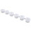20 strips 120 pcs Mini Clear Empty Paint Pots Storage Containers with 20 pcs Brushes 5