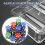 10pcs Professional Acrylic Poker Chips, 100-chip Trays (without Lids) 3