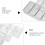10pcs Professional Acrylic Poker Chips, 100-chip Trays (without Lids) 5