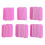 100pcs Two-tone Wooden Mini Nail Files, 180/240 Buffer Sanding Manicure Tools 2
