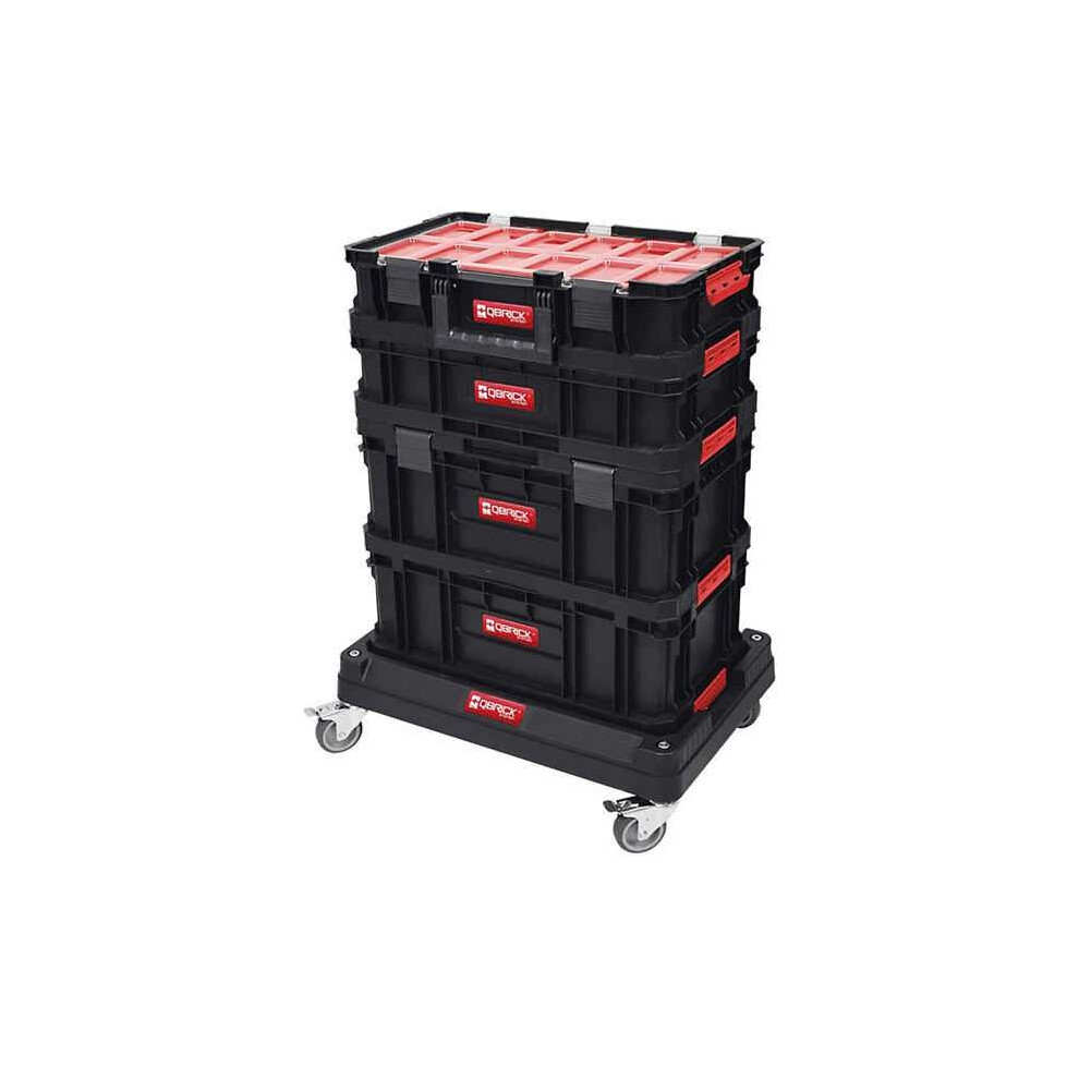 Qbrick Schwarz/Rot/Silber Werkzeugkoffer, Mobile Werkstatt (7 Teile) - Bild 3