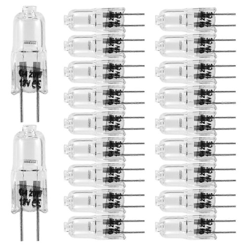 20 stk. G4 halogenpærer, 20W 12V halogenpærer 2